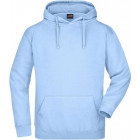 Herren Kapuzensweater in hellblau  - James & Nicholson - Werbeartikel, Werbemittel