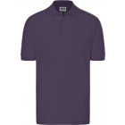 Herren Piqué Polo in aubergine - James & Nicholson - werbemittel.at