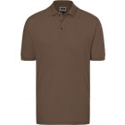 Herren Piqué Polo in braun - James & Nicholson - werbemittel.at