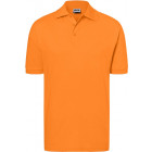 Herren Piqué Polo in orange  - James & Nicholson - werbemittel.at