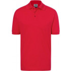 Herren Piqué Polo in rot - James & Nicholson - werbemittel.at