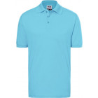 Herren Piqué Polo in skyblue - James & Nicholson - werbemittel.at