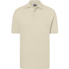 Herren Piqué Polo in stone - James & Nicholson - werbemittel.at