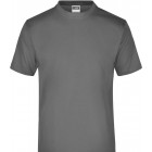 Herren T-Shirt in dunkelgrau JN0001- James & Nicholson - Werbeartikel, Werbemittel
