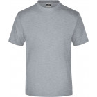 Herren T-Shirt in grau meliert JN0001- James & Nicholson - Werbeartikel, Werbemittel