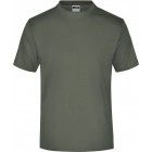 Herren T-Shirt in olive JN0001- James & Nicholson - Werbeartikel, Werbemittel