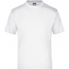 Herren T-Shirt in weiß JN0001- James & Nicholson - Werbeartikel, Werbemittel