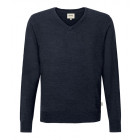 Hakro Herren V-Pullover Merino Wool in tinte - Werbemittel