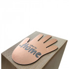 Holz Cubix Plate Award mit individuell zugeschnittener Acrylplatte auf der Oberseite - awards.at