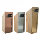3er Set Holz Cubix Plate Award mit metallischer Acrylplatte auf der Vorderseite inkl. individueller Gravur- awards.at
