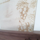 Holz Trophäe Natural Detailansicht Gravur - ebets - Awards