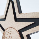 Holz Trophäe Starlight Detailansicht Ausschnitt - Awards