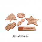 Holz Buttons aus Kirschenholz