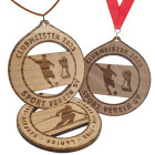 Holzmedaille Blickfang mit individueller Gravur - ebets - awards