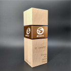 Holz Trophäe quadratisch aus Buchenholz in Bronze mit Druck oder Gravur - Awards