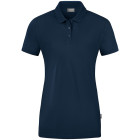 Jako Damen Poloshirt Doubletex in marine - Werbemittel