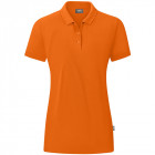 Jako Damen Poloshirt Organic in orange - Werbemittel