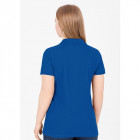 Jako Damen Poloshirt Organic in royalblau Rückenansicht angezogen - Werbemittel