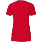 Jako Damen T-Shirt Organic in rot Rückenansicht - Werbemittel