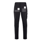 Jako Funktionshose Work in schwarz - Ansicht Druckposition - werbemittel.at
