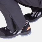 Jako Funktionshose Work in schwarz - Detailansicht Bein-Reißverschluss - werbemittel.at