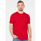 Jako Herren T-Shirt Organic in rot Ansicht angezogen - Werbemittel