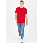 Jako Herren T-Shirt Doubletex in rot am Modell - Werbemittel