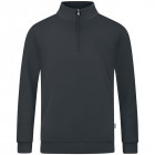 Jako Unisex Ziptop Organic Sweatshirt in anthrazit - Werbemittel