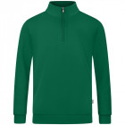 Jako Unisex Ziptop Organic Sweatshirt in grün - Werbemittel