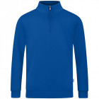 Jako Unisex Ziptop Organic Sweatshirt in royalblau - Werbemittel