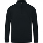Jako Unisex Ziptop Organic Sweatshirt in schwarz - Werbemittel