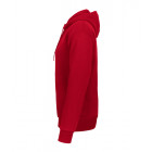 Kapuzen-Sweatshirt Bio Baumwolle Unisex in rot Seitenansicht - Hakro Werbetextilien Werbemittel