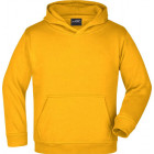 Kinder Kapuzensweater in goldgelb - James & Nicholson - werbemittel.at