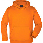 Kinder Kapuzensweater in orange - James & Nicholson - werbemittel.at