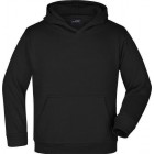 Kinder Kapuzensweater in schwarz - James & Nicholson - werbemittel.at