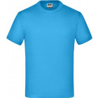 Kinder T-Shirt in aqua - James Nicholson - Werbemittel, Werbetextilien