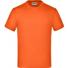 Kinder T-Shirt in dunkelorange - James Nicholson - Werbemittel, Werbetextilien