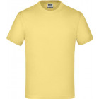 Kinder T-Shirt in hellgelb - James Nicholson - Werbemittel, Werbetextilien