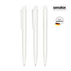Kugelschreiber Dart polished in weiß - Senator - Werbemittel