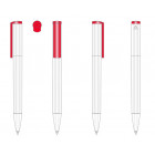 Kugelschreiber Lift recycled mit Recycling Symbol gegenüber vom Clip - Ritter Pen - Werbemittel, Werbeartikel