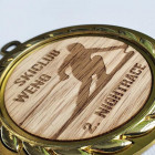 Medaille Marie in Gold Detailansicht Gravur - ebets - awards