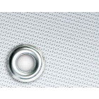 Detail Mesh-Banner mit Öse