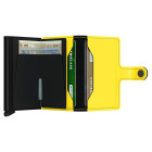Secrid Miniwallet in Schwarz / Gelb Innenansicht - werbemittel