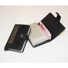 Secrid Miniwallet in Schwarz und Silber matt mit zweifacher Gravur - Secrid - Werbemittel