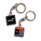 Nfc Fundsystem Schlüsselanhänger mit Ring und individuellem Druck - das anonyme digitale Fundsystem von Sinnup - Werbemittel