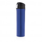 Easy Lock Vakuum Flasche in blau - Xindao - werbemittel.at