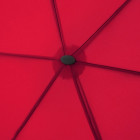 Regenschirm Carbonsteel Slim in rot Draufsicht - Doppler - werbemittel.at