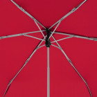 Regenschirm Carbonsteel Slim in rot Untersicht - Doppler - werbemittel.at