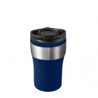 Retumbler Bayamo Thermobecher 230 ml in silber und dunkelblau - Reflects - werbemittel.at