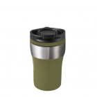 Retumbler Bayamo Thermobecher 230 ml in silber und olive - Reflects - werbemittel.at